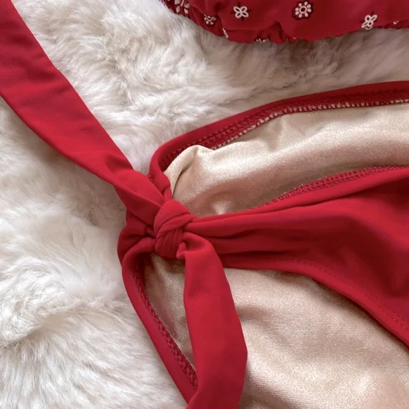 Handkerchief bikini. Size Medium. - Picture 3 of 4